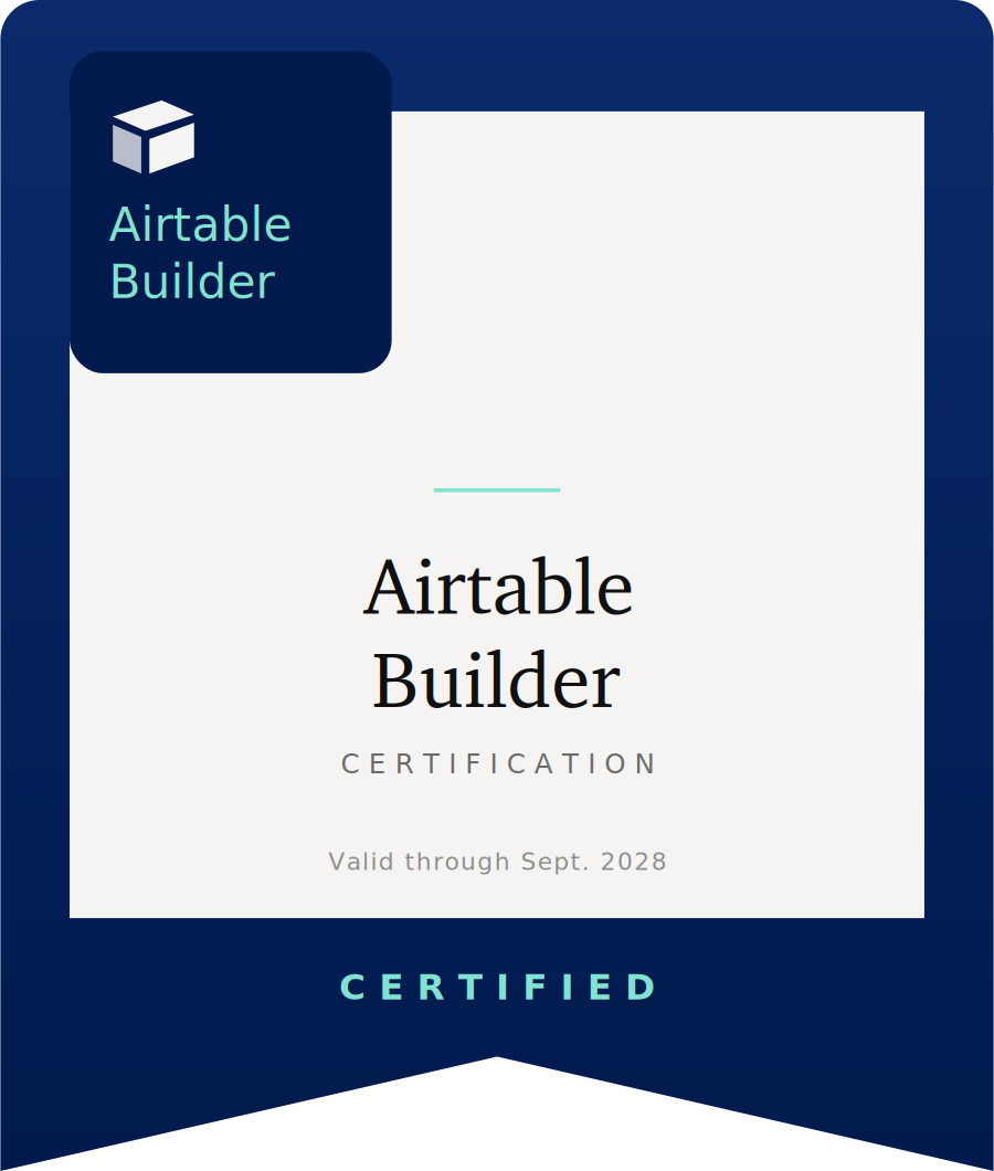 Airtable Certified Builder