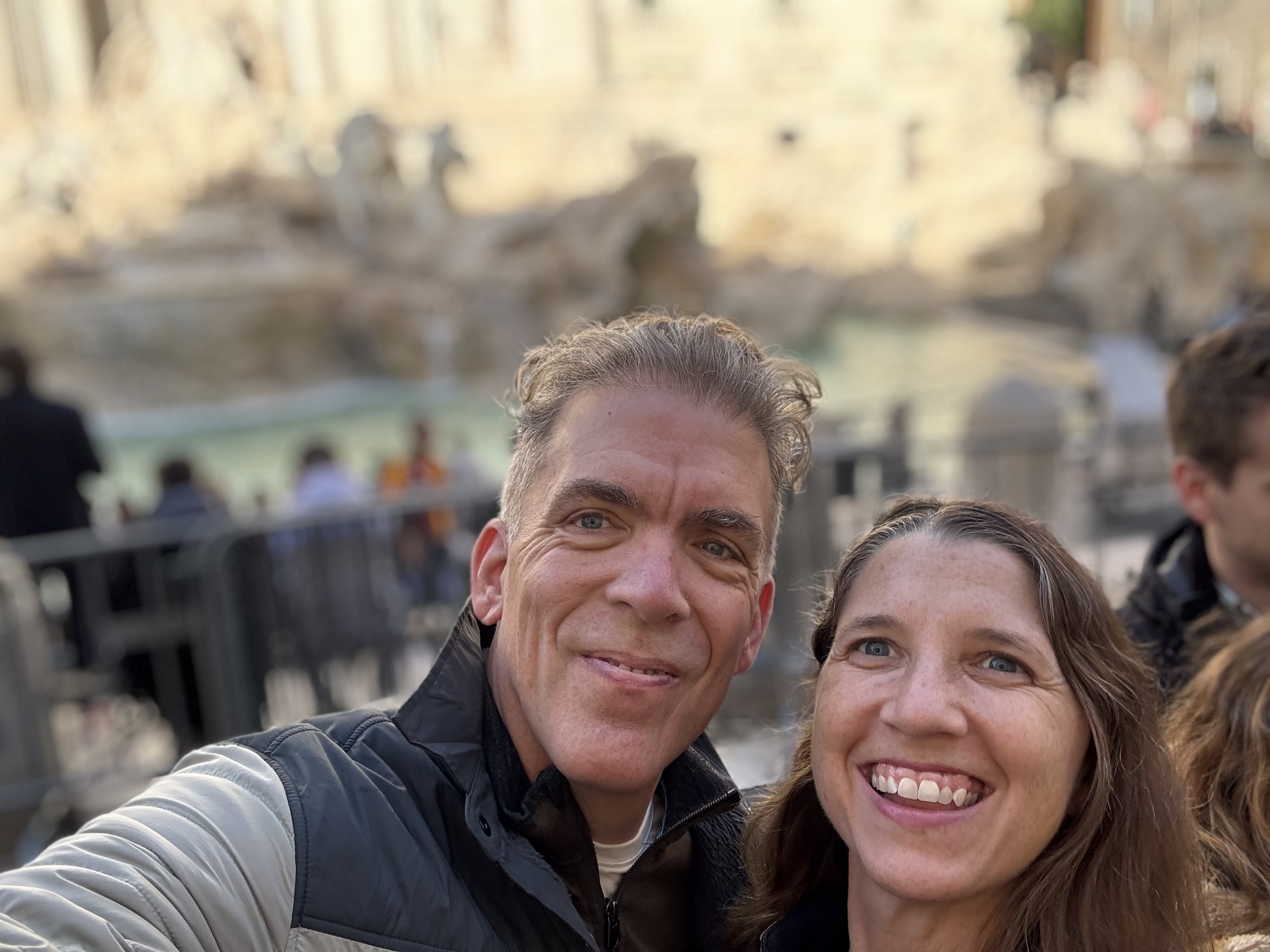 Scott Arena and his wife in Rome